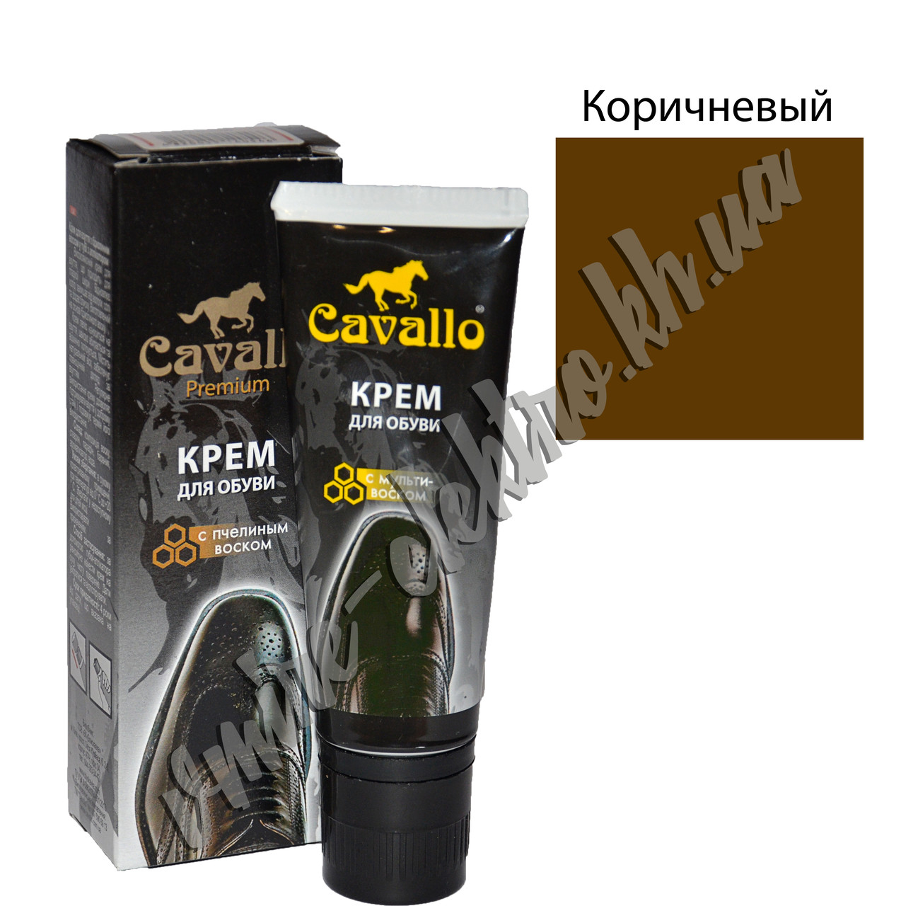 Крем для взуття коричневий Cavallo 75 мл