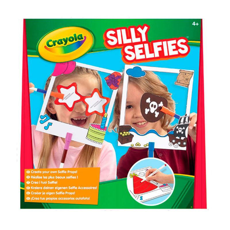 Селфі набір для творчості Silly Selfies, у наборі фломастери, аксесуари, Crayola (Крайола)