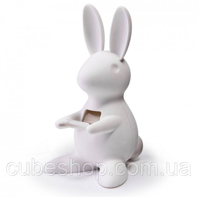 Диспенсер для скотчу Desk Bunny Qualy (білий)