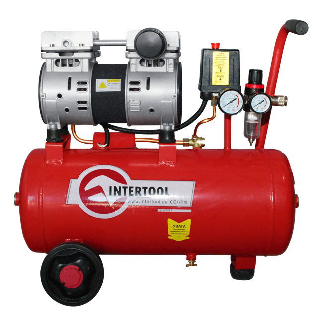 Компресор поршневий 24 л INTERTOOL PT-0022