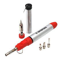 Микрогорелка 12 мл. з комплектом аксесуарів 7 од. INTERTOOL GB-0005