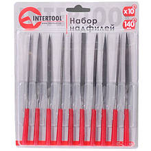 Набір надфилей 10 шт., 140 мм INTERTOOL HT-3708