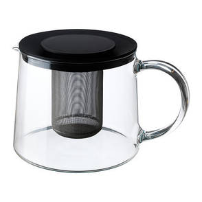 РИКЛИГ Чайник заварювальний, скло 1,5 л, 90150071, IKEA, ІКЕА, RIKLIG, фото 2