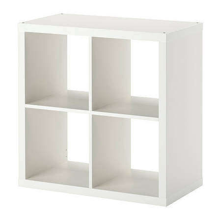 КАЛЛАКС Стелаж 2х2 скриньки, білий, 20275814, ІКЕА, ІКЕА, KALLAX, фото 2