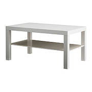 ЛАКК Журнальный стол, белый 90х55, 00095036, IKEA, ИКЕА, LACK