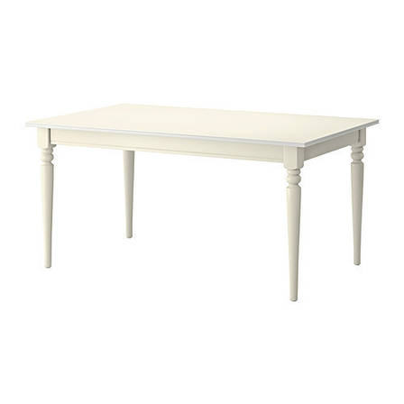 ИНГАТОРП Розсувний стіл, білий, 70221423,IKEA, ІКЕА, INGATORP, фото 2
