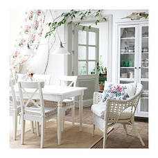ИНГАТОРП Розсувний стіл, білий, 70221423,IKEA, ІКЕА, INGATORP, фото 3