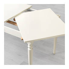 ИНГАТОРП Розсувний стіл, білий, 70221423,IKEA, ІКЕА, INGATORP, фото 3