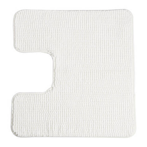 ТОФТБУ Килимок в туалет, білий, 60х55 см, 50252477, IKEA, ІКЕА, TOFTBO, фото 2