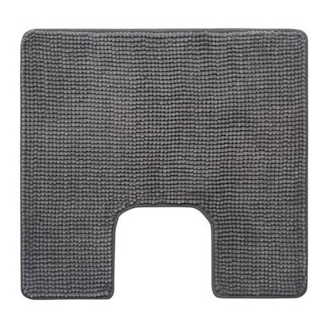 ТОФТБУ Коврик в туалет, серый, 55х60, 00273397, IKEA, ИКЕА, TOFTBO, фото 2
