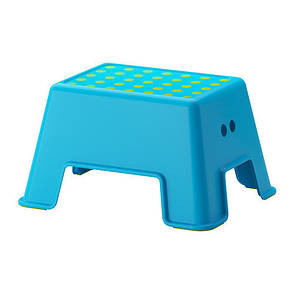 БОЛЬМЕН Табурет-сходи, синій, 90291330, IKEA, ІКЕА, BOLMEN, фото 2