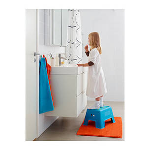 БОЛЬМЕН Табурет-сходи, синій, 90291330, IKEA, ІКЕА, BOLMEN, фото 2