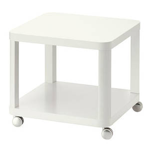 ТИНГБИ стол приставной на колесах, белый, 20295930, ИКЕА, IKEA, TINGBY, фото 2