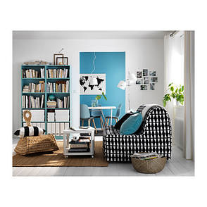ТИНГБИ стол приставной на колесах, белый, 20295930, ИКЕА, IKEA, TINGBY, фото 2