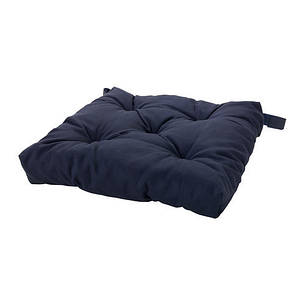 МАЛИНДА Подушка на стілець, синій, 40/35x38x7 см, 20202747, ІКЕА, IKEA, MALINDA, фото 2