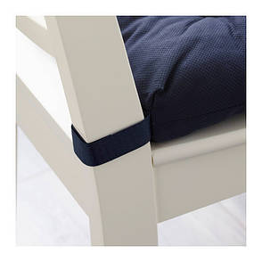 МАЛИНДА Подушка на стілець, синій, 40/35x38x7 см, 20202747, ІКЕА, IKEA, MALINDA, фото 2