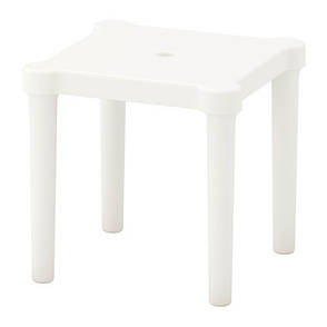 УТТЕР Табурет дитячий, д/будинку/вулиці, білий, 50357785, IKEA, ІКЕА, UTTER, фото 2