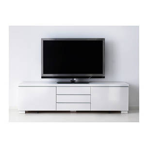 БЕСТО БУРСА Тумба під ТВ, глянцевий білий 30269129, IKEA, ІКЕА, BESTA BURS, фото 2