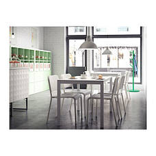 МЕЛЬТОРП Стіл, білий, 125x75 см, 19011777, ІКЕА, IKEA, MELLTORP, фото 3