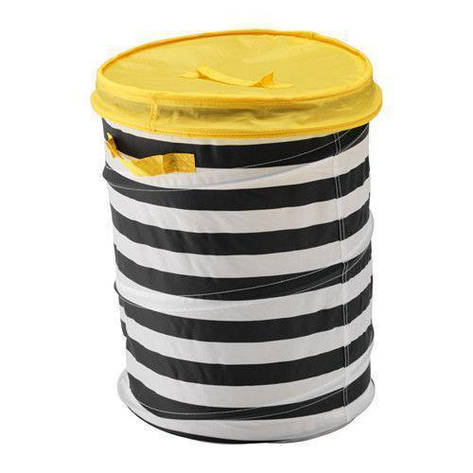 ФЛЮТТБАР Кошик з кришкою, жовтий, 80328824, ІКЕА, IKEA, FLYTTBAR, фото 2