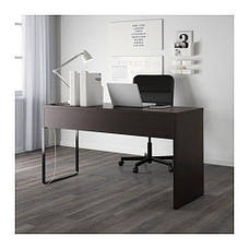 МІККЕ Письмовий стіл, чорно-коричневий, 60244745, ІКЕА, IKEA MICKE, фото 3