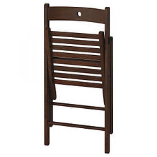 ТЕРЬЕ Стул складной, коричневый, 60222442, ИКЕА, IKEA, TERJE, фото 2