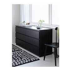 МАЛЬМ Комод, 6 ящиків, венге, горизонтальний, 70103349, IKEA, ІКЕА, MALM, фото 2