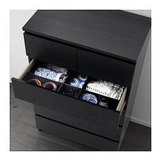 МАЛЬМ Комод, 6 ящиків, венге, 10103347, ІКЕА, IKEA MALM, фото 3