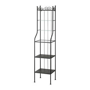 РЕНШЭР Стелаж, чорний, 90093764, IKEA, ІКЕА, RONNSKAR., фото 2