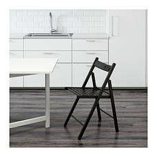ТЕР'Є Стілець складаний, чорний, 00222440, IKEA, ІКЕА, TERJE, фото 2