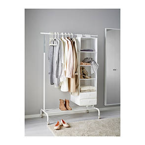 РІГГА Підлогова вішалка, білий, 50231630, IKEA, ІКЕА, RIGGA, фото 2