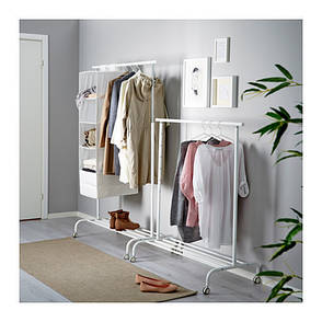 РІГГА Підлогова вішалка, білий, 50231630, IKEA, ІКЕА, RIGGA, фото 2