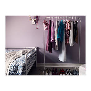 МУЛИГ Підлогова вішалка, білий, 60179434, IKEA, ІКЕА, MULIG, фото 2