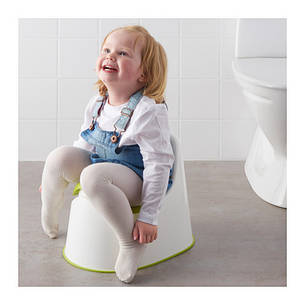ЛОККИГ Горщик, біло-зелений 60193128, IKEA, ІКЕА, LOCKIG, фото 2
