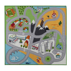 ЛЕКПЛАТС Килимок, короткий ворс, різнобарвний, 20101871, ІКЕА, IKEA, LEKPLATS, фото 2