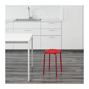 МАРІУС Табурет, червоний, 00246196, ІКЕА, IKEA, MARIUS, фото 2