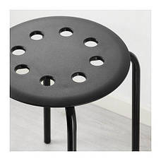 МАРІУС Табурет, чорний, 10135659, ІКЕА, IKEA, MARIUS, фото 3