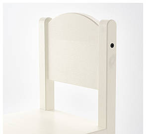 СУНДВИК Дитячий стілець, білий, 60196358 ІКЕА, IKEA, SUNDVIK, фото 2