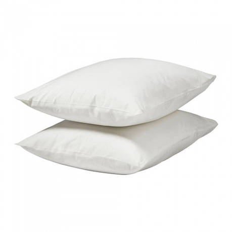 ДВАЛА Наволочка, білий, 50x60 см, 60149970, IKEA, ІКЕА, DVALA, фото 2