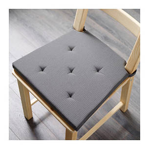 ЮСТИНА Подушка на стілець, сірий, 61075006, IKEA, ІКЕА, ЮСТИНА, фото 2