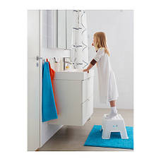 БОЛЬМЕН Табурет-сходи, білий, 60265163, IKEA, ІКЕА, BOLMEN, фото 2