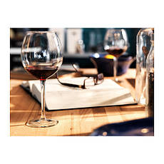 ХЕДЕРЛИГ Набір бокалів для вина, прозоре скло, 00154870, IKEA, ІКЕА, HEDERLIG, фото 2