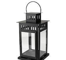 БОРБЮ Ліхтар для формовий свічки, чорний, 70156111, ІКЕА, IKEA, BORRBY, фото 3
