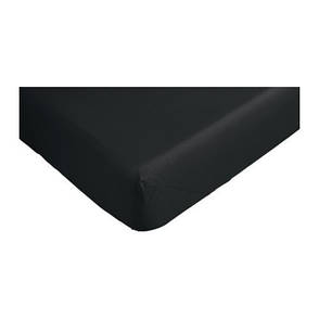ДВАЛА Простыня натяжная, черный, 180х200, 30145836, IKEA, ИКЕА, DVALA, фото 2