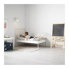 МИННЕН Каркас розсувний ліжка, білий 80х200, 29123958, IKEA, ІКЕА, MINNEN, фото 3