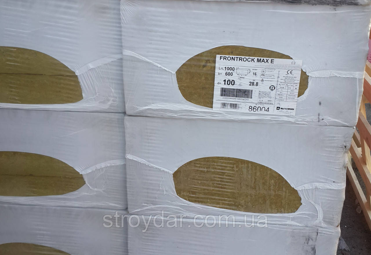 Утеплитель Rockwool Frontrock super 100 мм - фото 2 - id-p226556722