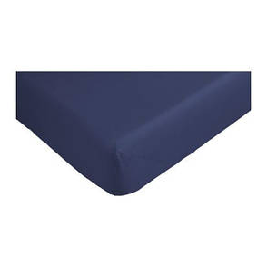 ДВАЛА Простирадло натяжна, темно-синій, 160х200 см, 10149996, IKEA, ІКЕА, DVALA, фото 2