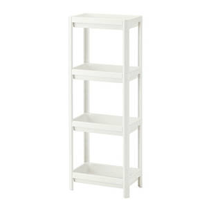 ВЕСКЕН, Стелаж білий, пластик, 40307866, ІКЕА, IKEA, VESKEN, фото 2