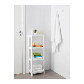 ВЕСКЕН, Стелаж білий, пластик, 40307866, ІКЕА, IKEA, VESKEN, фото 2