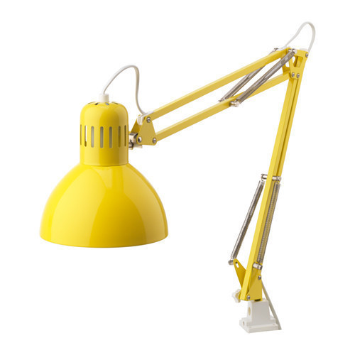 ТЕРЦИАЛ Лампа настільна, жовтий, 40372866, IKEA, ІКЕА, TERTIAL
